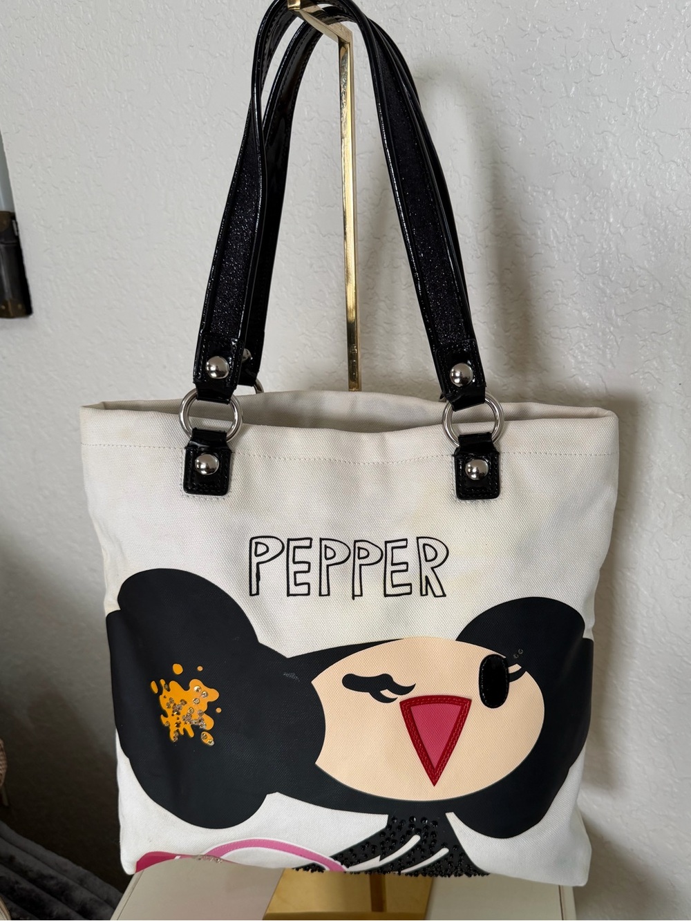 Coach Poppy Pepper Graphic Canvas Tote